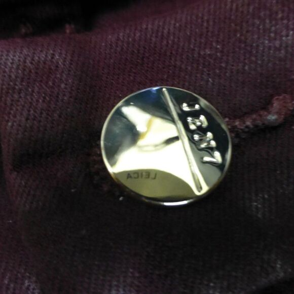 NWT Jen7 by 7 For All Mankind Coated Ankle Skinny Jeans Wine (Plus Size Fashion) - Picture 6 of 11